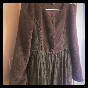 Gray Tunic Button Down